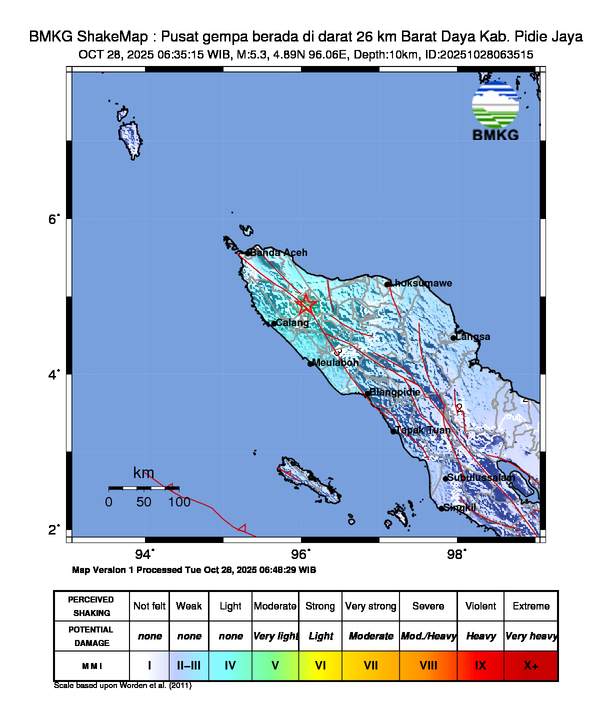 Shakemap