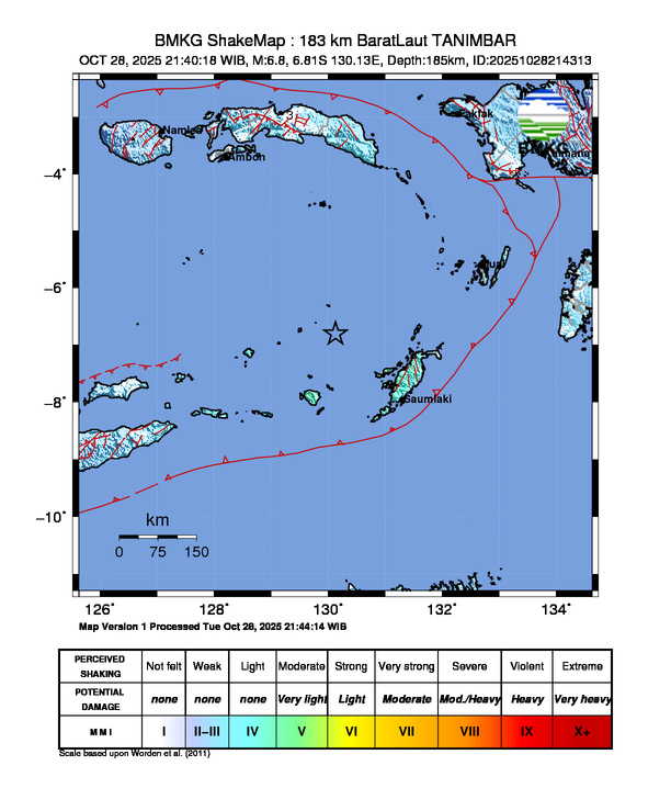 Shakemap