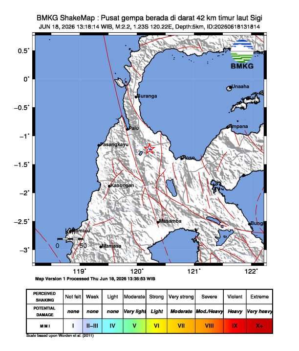 Shakemap