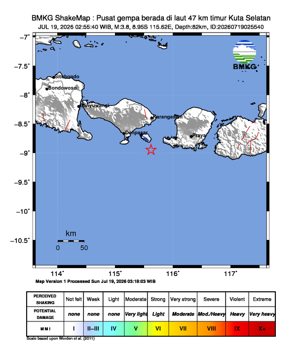 Shakemap