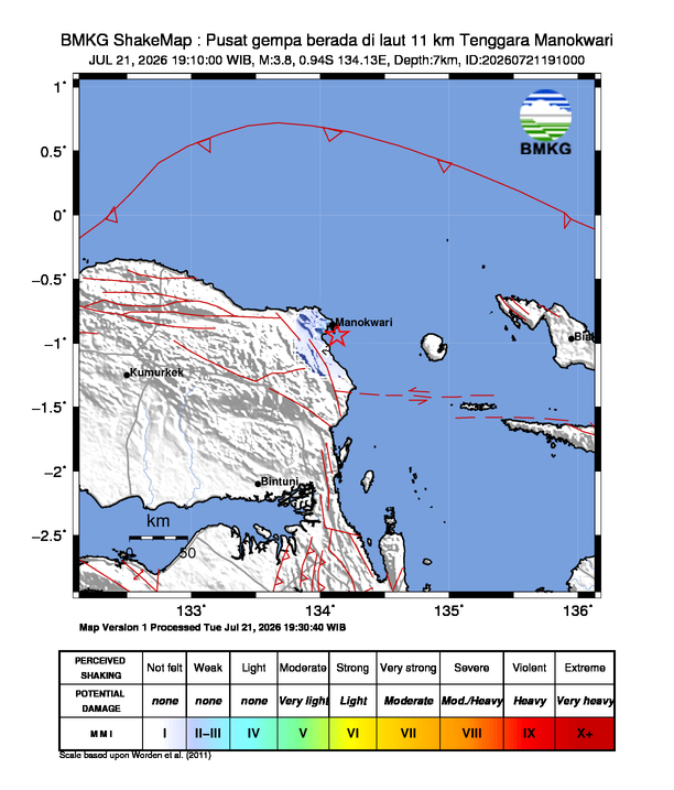 Shakemap